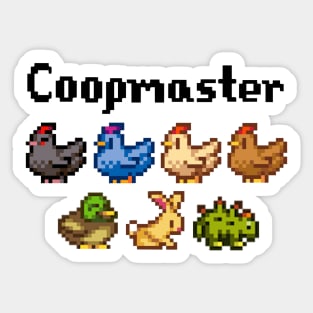 Stardew Valley Coopmaster Coop Animals Sticker